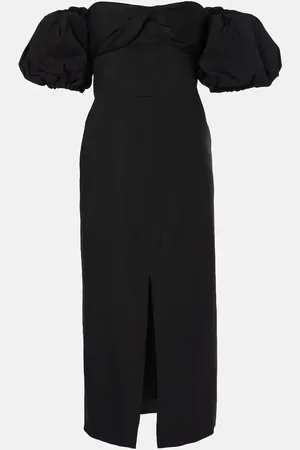 Isabel Marant Vestido midi Darlena sin hombros