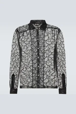 BODE Camisa Pewter Shoal de malla