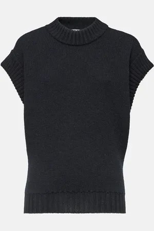 Bottega Veneta Top acanalado de lana