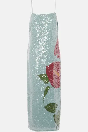 Farm Rio Vestido lencero Anthurium con lentejuelas