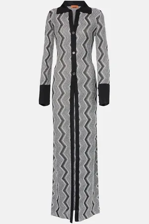 Missoni Vestido largo en zigzag