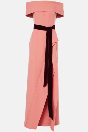 Oscar de la Renta Vestido de fiesta de mezcla de lana