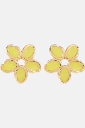 Oscar de la Renta Pendientes Flower