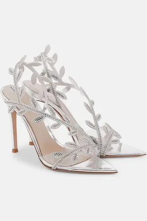 Gianvito Rossi Sandalias Flavia 105 de piel metalizada