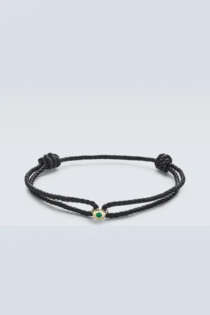 Octavia Elizabeth Brazalete Parachute Nesting Gem de oro de 18 ct con esmeralda