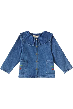 Konges Sløjd Konges Sløjd Camisa Magot de denim bordada