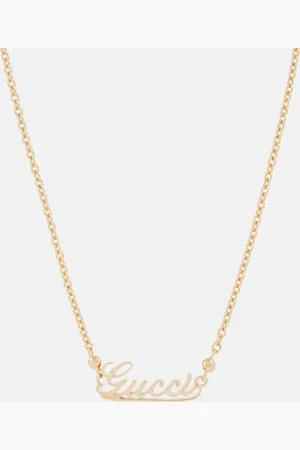 Gucci Collar de cadena con logo