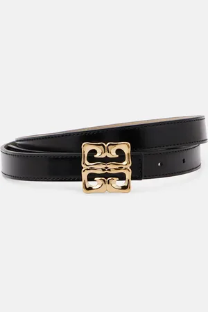 Givenchy Cinturón 4G Liquid de piel reversible