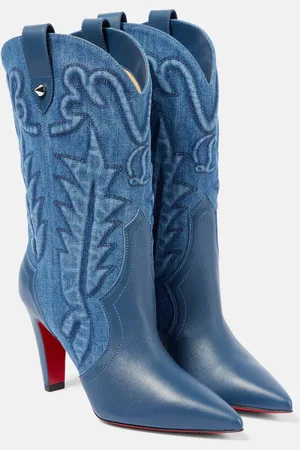 Christian Louboutin Botines Santiabooty 85 de denim