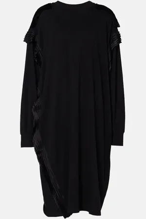 Maison Margiela Vestido de algodón con volantes