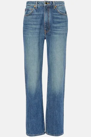 Khaite Jeans rectos Abigail de tiro alto