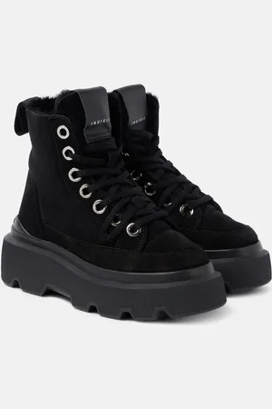 INUIKII Botas acordonadas Matilda de ante