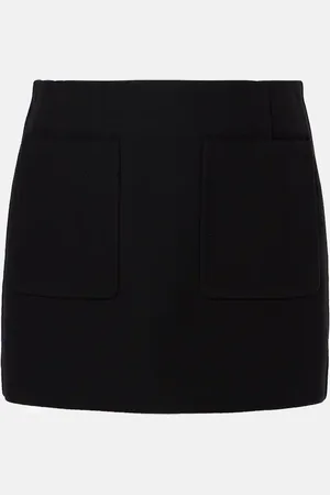 Bottega Veneta Minifalda de mezcla de lana