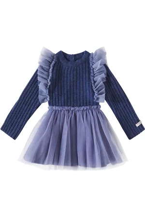 Donsje Bebé - vestido Bilie de mezcla de algodón