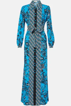 Diane von Furstenberg Vestido largo Joshua estampado