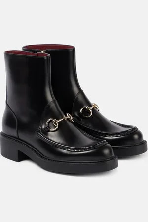 Gucci Botines de piel con Horsebit