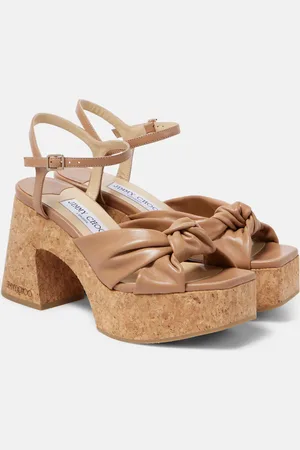 Jimmy Choo Sandalias Heloise 95 de piel