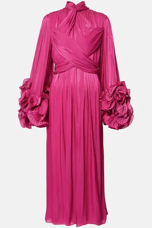 Costarellos Vestido midi con volantes