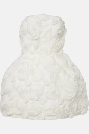 Ilkyaz Ozel Vestido corto con apliques florales