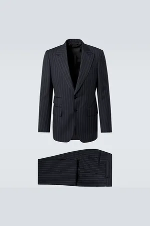 Tom Ford Traje de raya diplomática lana y mohair