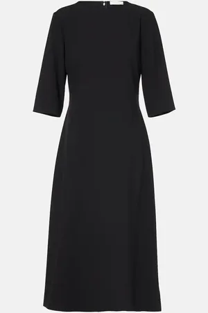 The Row Vestido midi Solene de mezcla de lana