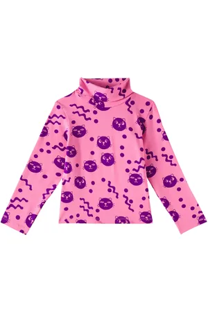 Mini Rodini Sudadera Squiggly Cats de mezcla de algodón