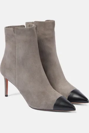 Aquazzura Botines Milanese 75 de piel y ante