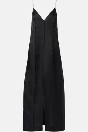 Khaite Vestido lencero Tully de gazar de seda