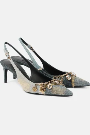 Dolce & Gabbana Salones destalonados de denim
