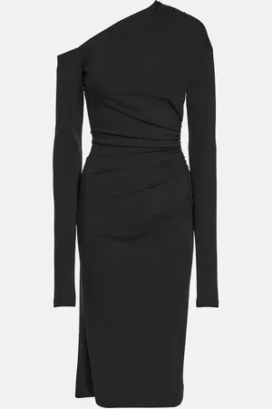 Dolce & Gabbana Vestido midi asimétrico de jersey