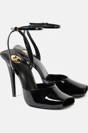 Saint Laurent Sandalias La Scandale 110 de charol
