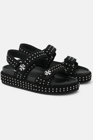 Tory Burch Sandalias Kira Stud de ante