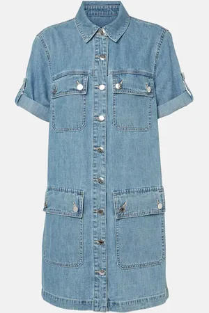 VERONICA BEARD Vestido camisero Warren de denim