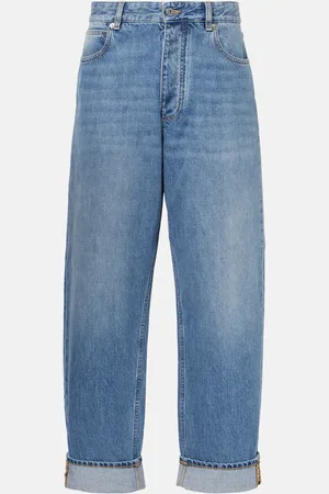 Bottega Veneta Jeans rectos de tiro medio