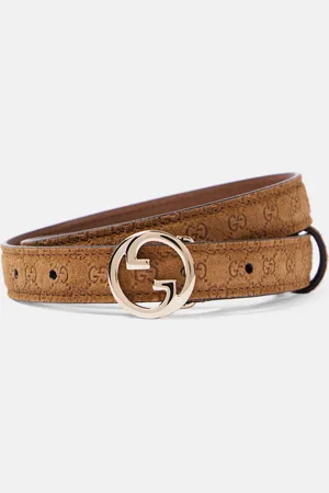 Gucci Cinturón Blondie de ante