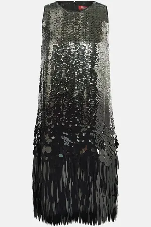 Max Mara Vestido corto Bevanda con lentejuelas