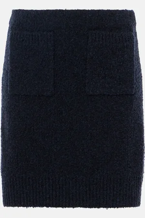 Bottega Veneta Falda midi de bouclé