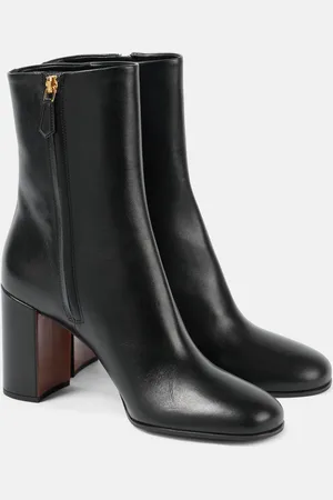 Prada Botines de piel con logo