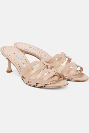 Manolo Blahnik Mules Ahwak 50 de piel