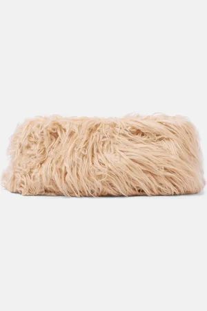 DRIES VAN NOTEN Clutch de pelo sintético