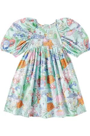 Stella McCartney Vestido de algodón floral