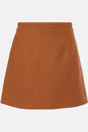 Patou Minifalda Iconic de mezcla de lana y algodón