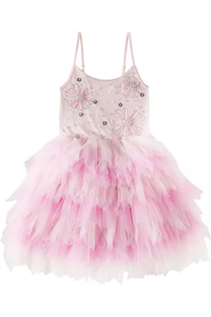 Tutu Du Monde Vestido Fireworks de jersey y tul