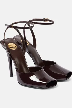 Saint Laurent Sandalias La Scandale 110 de charol