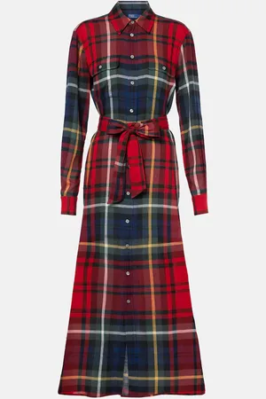 Ralph Lauren Vestido camisero en mezcla de algodón