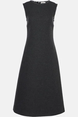 The Row Vestido midi Amor de mezcla de lana y cachemir