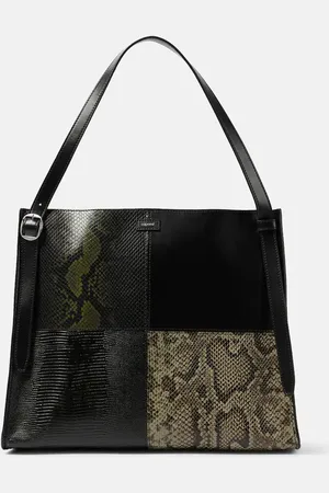 COPERNI Tote de piel grabada con patchwork