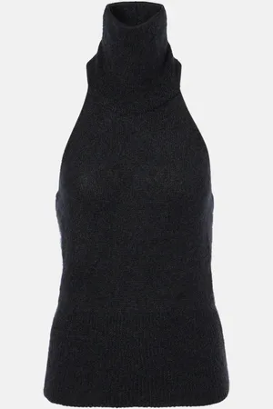MAGDA BUTRYM Top de cuello alto de mezcla de mohair