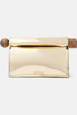 Jacquemus Clutch Rond Carré de piel sintética