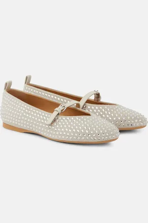 J.W.Anderson Bailarinas de ante adornadas